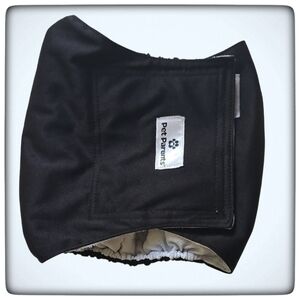 Pet Parents Male Washable Belly Band Diaper-Size Large
